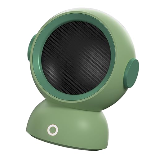 Estink Tragbare Mini -Space -Heizung Niedriggeräusches Schnellheizung Elektrischer Schreibtischheizung für Office Desktop 220V (GREEN) von Estink