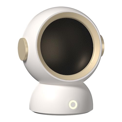 Estink Tragbare Mini -Space -Heizung Niedriggeräusches Schnellheizung Elektrischer Schreibtischheizung für Office Desktop 220V (WHITE) von Estink