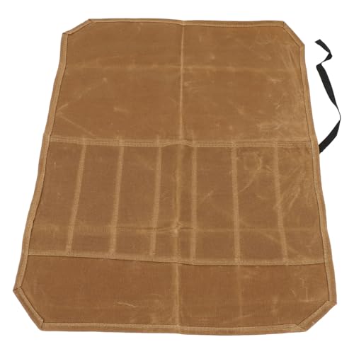 Estink Tragbare -Werkzeugtasche mit Großer Kapazität Wasserfestes Design für Camping BBQ, Canvas (Khaki) von Estink