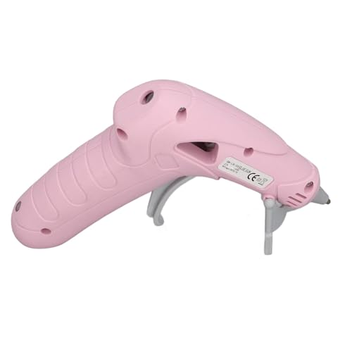 Estink Tragbarer Heißes Schmelze Kleber - -Kabelbatterie Batterie Leimkit Breite Anwendung für DIY Handwerk mit Leichtem Ergonomischem Design (PINK) von Estink