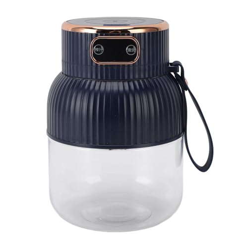 Estink Tragbarer Juicer Cup Hocheffizienz Abnehmbarer Elektrischer Mixer für Vielbeschäftigte Profis 600 Ml (BLUE) von Estink