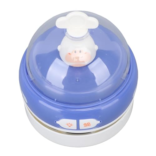 Estink Tragbarer Kabelloser USB -Desktop -Staubsauger Effizienter Handheld mit Nachtlicht für die Reinigung des Schreibtischs, Wiederaufladbare Mini Staub Kehrmaschine (weiße Farbe) (Dunkelblau) von Estink