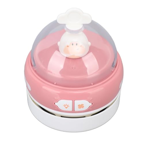 Estink Tragbarer Kabelloser USB -Desktop -Staubsauger Effizienter Handheld mit Nachtlicht für die Reinigung des Schreibtischs, Wiederaufladbare Mini Staub Kehrmaschine (weiße Farbe) (Rosenate) von Estink