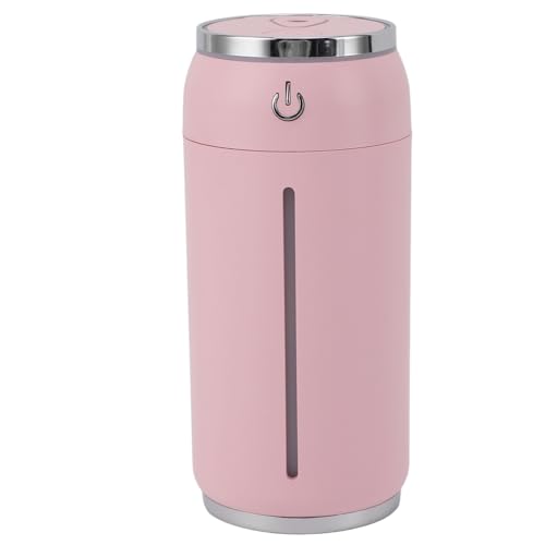Estink Tragbarer Mini -Luftbefeuchter USB 7 Farben Leichte Ultra Ruhige Operation Home Schlafzimmer Auto Feuchter Luftmaterial (PINK) von Estink