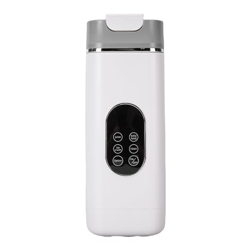 Estink Tragbarer Smoothie -Mixer mit 12 Klingensystem und USB -Kabel, Multifunktional Travel Juicer Cup, für die Herstellung von Fruchtsäften Unterwegs (WHITE) von Estink