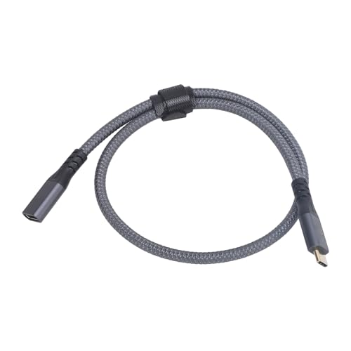 Estink USB C -Verlängerungskabel Schnelles Laden 20 Gbit/s Übertragung für Phone 15 Pro, Note 20, Metall/Nylon Gewebter Draht (50 cm / 19.69in) von Estink