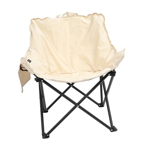 Estink USB -Campingstuhl Im Freien Im Freien Tragbare Faltbare Reisestuhl DREI Stufen Temperaturkontrolle für Fischereistrand (Beige) von Estink