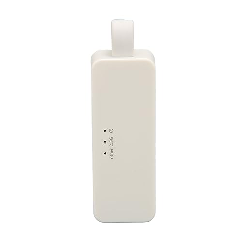 Estink USB -zu RJ45 Adapter Hochgeschwindigkeits -2500 m Plug and Play für Laptop Tablet, Tragbarer Weit Verbreiteter USB zu Ethernet Adapter (Typ C Weiß) von Estink