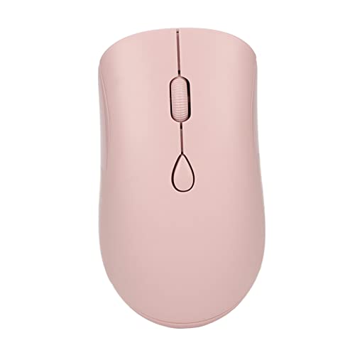 Estink Ultraleise Kabellose Maus, 2,4 G und BT 5.2 Dual Mode Kabellose Maus, 1600 DPI Ergonomische Maus mit Wiederaufladbarem Akku (Rosa) von Estink