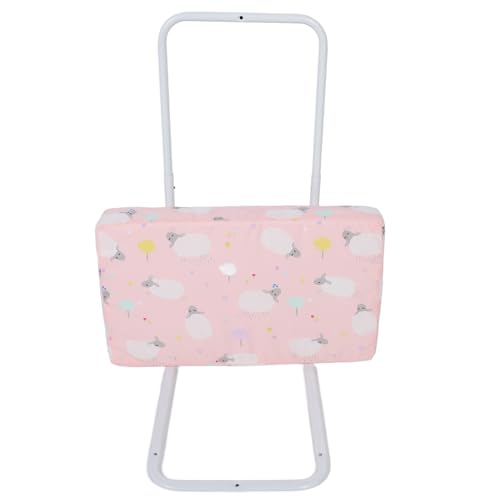 Estink Verstärktes Sicherheitssystem Baby Bett Rail Guard mit Schneller Installation für das Sicherheits -Geländerabdeckung des Kleinkindes Krippe (PINK) von Estink