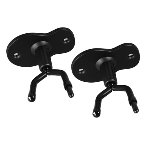 Estink Viola Hanger Sturdy Eisenbasis Anti -Schlupf -Gummi Pad Verstellbarer Wandmontage Geigenhaken Übungsraum Studio (2PCS) von Estink