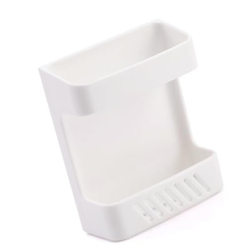 Estink Wandmontage Fernbedienungshalter Stilvoller Multifunktionaler Telefonspeicherbox für Wohnzimmer Schlafzimmer (WHITE) von Estink