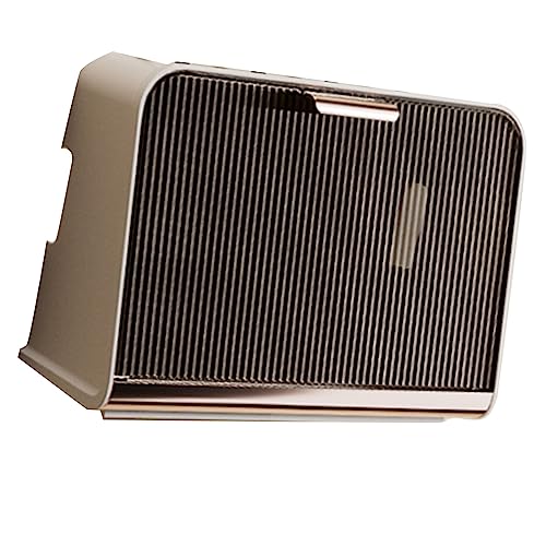 Estink Wandmontierte WLAN -Router -Aufbewahrungsbox mit Großer Kapazität mit Deckel für Home Office Study Room Dekorative, Umweltfreundliche PP und Haustiermaterial (Beige, große Größe: 30 x 12 x 22 von Estink