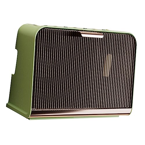 Estink Wandmontierte WLAN -Router -Aufbewahrungsbox mit Großer Kapazität mit Deckel für Home Office Study Room Dekorative, Umweltfreundliche PP und Haustiermaterial (Cyan, große Größe: 30 x 12 x 22 von Estink