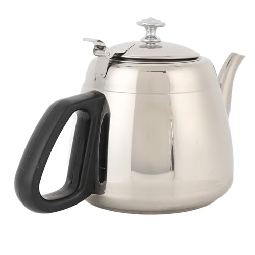 Estink Wasserkocher Edelstahl -Teekanne mit Einem Handbetriebsdeckel für Bequemes Brauen (1,5 l/1500 ml) von Estink