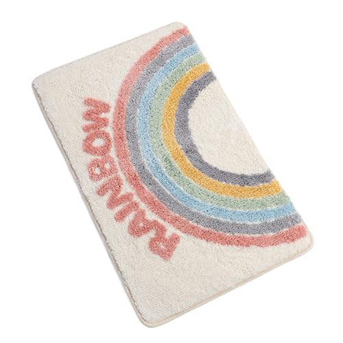 Estink Weiche Saugfähige Badematte Strong Wasser Absorption Verhindern Schlupfteppichmatte für den Heimattrieb 50 X 80 cm, Mehrzweck, Tür Badezimmer Küche (Tippe A 50 * 80 cm) von Estink