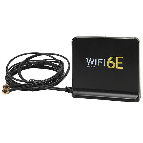 Estink WiFi6e Omnidirectional Network Card -Antenne mit Hoher Gewinne 4DBI -Signalabdeckung für eine Verbesserte Übertragungsqualität für Tech Enthusiasten (Black) von Estink