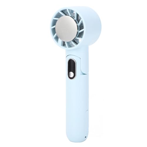 Estink Wiederaufladbarer Mini -Lüfter TEC Cooling Technology Desktop Handheld -Lüfter 5 Geschwindigkeitsstufen für Home Office Einstellbar (BLUE) von Estink