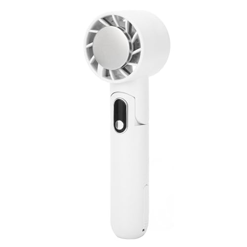 Estink Wiederaufladbarer Mini -Lüfter TEC Cooling Technology Desktop Handheld -Lüfter 5 Geschwindigkeitsstufen für Home Office Einstellbar (WHITE) von Estink