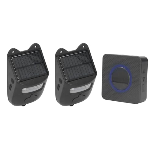 Estink Wireless Infrarot -Sensor -Türklingel Alarmsystem 120 ° Bewegungserkennung für die Garagenüberwachung der Hof (EU-Stecker) von Estink
