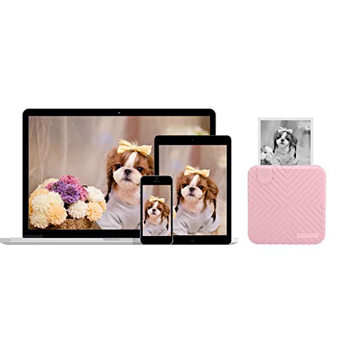 Hakeeta Wireless Paper Photo Printer Tragbarer Instant Mobile-Drucker für IOS/Android-Geräte, Zehn Druckmethoden, Ihre Täglichen Bilder Werden Als Kostbarer Speicher von Estink