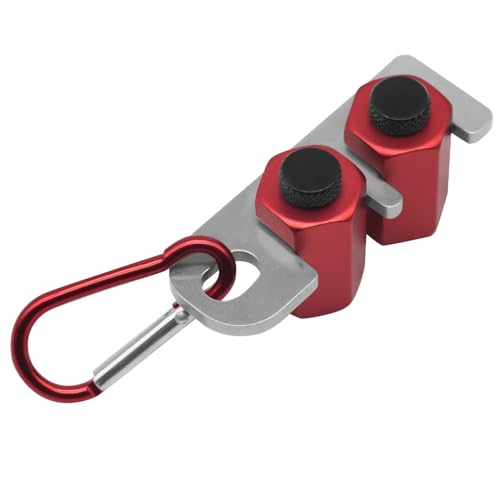 Rotes Extra Hohes Treppenlehren-Set mit Halter, Treppenlehre aus Aluminiumlegierung, Sechskant-Flachrahmenlehre mit Rändelschraube, Rutschfeste Führung, für Tr von Estink