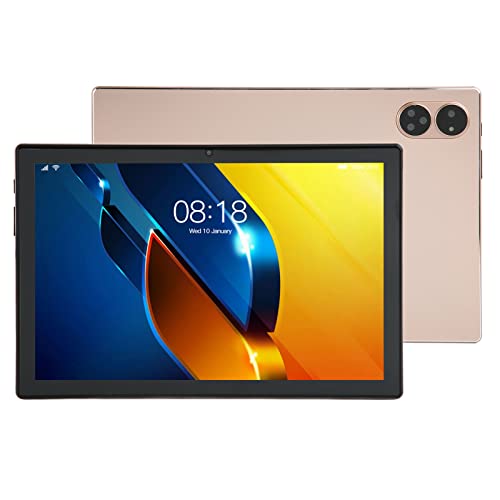 Sprechendes 10-Zoll-Tablet mit 1920 X 1200 HD-Auflösung, 8800-mAh-Akku mit Starker Akkulaufzeit, 2,4-G-5-G-Dualband-WLAN, HD-Dual-Kamera, Geeignet Zum Lesen, Aufnehmen von Fotos, Videos, Musik(EU) von Estink