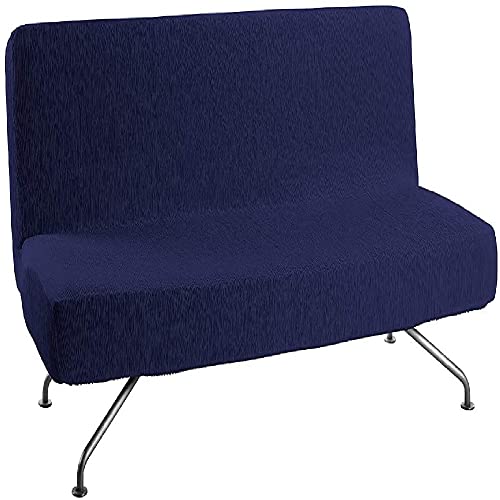 Estoralis BETA Elastischer Sofabezug für Clic Clac, Stoff, Blau, 3-Sitzer von Estoralis