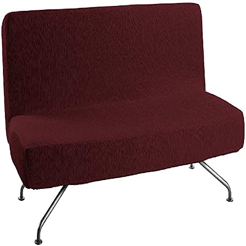 Estoralis BETA Elastischer Sofabezug für Clic Clac, Stoff, Rot, 3-Sitzer von Estoralis