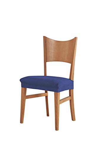 Estoralis Berto - Stretc Stuhl-Husse, Sitz (45 x 45 cm) Farbe Blau von Estoralis