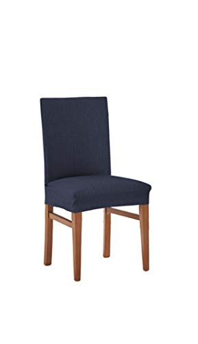 Estoralis Berto - Stretc Sitzhusse, Sitz (45 x 45 cm) Farbe Marineblau von Estoralis