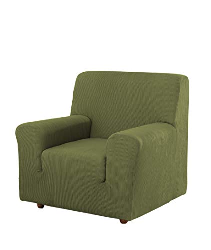 Estoralis Berto Stretch Sofabezug für Sofa 1-Sitzer, (Sofagröße: 70-110cm) Farbe Grün von Estoralis