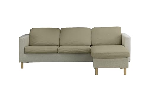 Estoralis | Borneo | Superelastischer Sofa-Sitz- und Rückenkissenbezug | Maximale Anpassungsfähigkeit | Farbe - C/ 08 Leinen | Größe XL (zwischen 50/85 cm x 130/185 cm und 10/20 cm hoch) von Estoralis