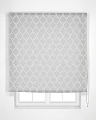 Estoralis - Davos - Rollo Durchsichtiger , 110 x 250 cm, Farbe Grau von Estoralis