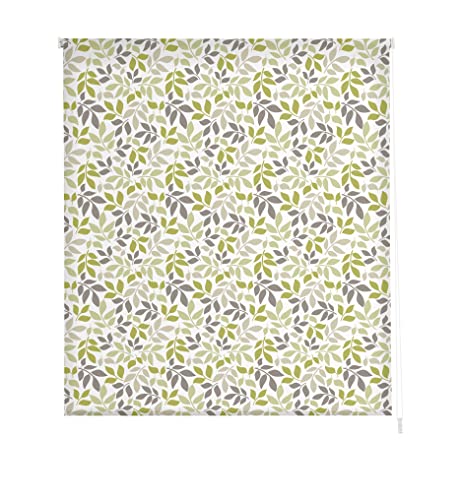 Estoralis | Blumen und PFLANZER | Modernes Design-Rollo | Digital bedruckter Stoff | F-1561 | 160 x 180 cm. (Breite/Höhe) Stoffgröße 157 x 175 cm. | Rollos für Fenster und Türen von Estoralis