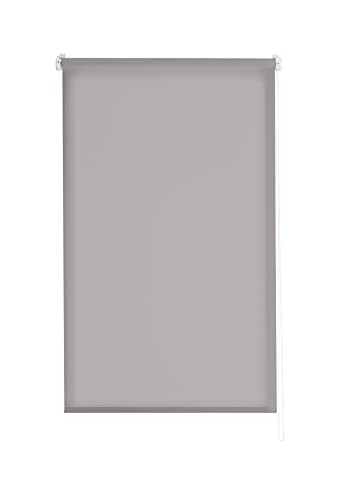 Estoralis - Gove - “OHNE Werkzeug”. Lichtdurchlässiges Rollo, 55 x 180 cm, Farbe Hellgrau von Estoralis