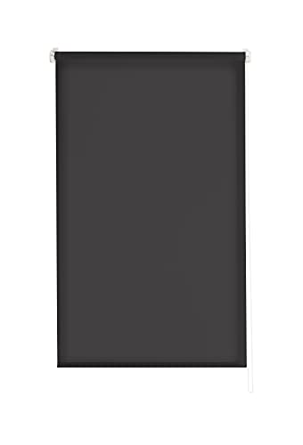 Estoralis - Gove - “OHNE Werkzeug”. Lichtdurchlässiges Rollo, 90 x 180 cm, Farbe Dunkelgrau von Estoralis