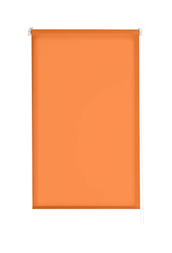 Estoralis - Gove - “OHNE Werkzeug”. Lichtdurchlässiges Rollo, 60 x 180 cm, Farbe Orange von Estoralis