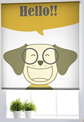 Estoralis Kinder Basics Rollo lichtdurchlässig Digital, Stoff, I-2101, 130 x 175 cm von Estoralis