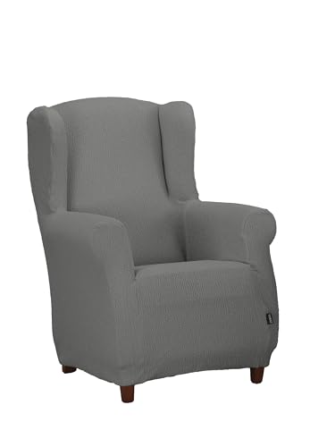 Estoralis | Java | Superelastischer Ohrensesselbezug | Maximale Anpassungsfähigkeit | Farbe - C/ 10 Perlgrau | Bezug für Ohrensessel Größe von 70 bis 110 cm. | Anpassbar an alle Arten von Sesseln von Estoralis