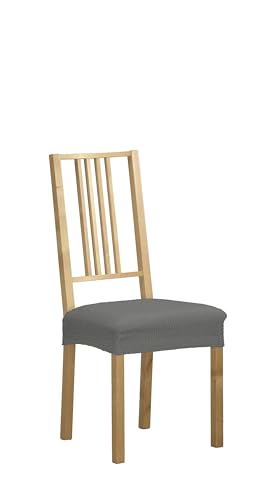 Estoralis | Java | Superelastischer Stuhlbezug | Maximale Anpassungsfähigkeit | Farbe - C/ 10 Perlgrau | Stuhlsitzbezug Größe (bis zu 50x50 cm.) Anpassbar an alle Stuhltypen von Estoralis