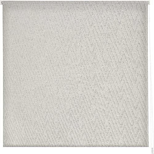 Estoralis MELISANDRE - Rollo Jacquard, Polyester-Baumwolle, Grau, 90 x 175 cm von Estoralis