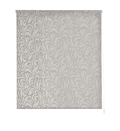 Estoralis | MYRCELLA | Modernes Design-Rollo | Lichtdurchlässig Stoff | Farbe - Grau | 180 x 255 cm. (Breite/Höhe) Stoffgröße 177 x 250 cm. | Rollos für Fenster und Türen von Estoralis