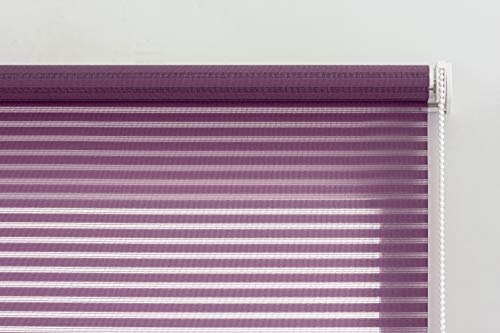 Estoralis Madrid lichtdurchlässiges Rollo, Polyester, violett, 110An x 190Al cm Estoralis Madrid lichtdurchlässiges Rollo, Polyester, violett, 110An x 190Al cm von Estoralis
