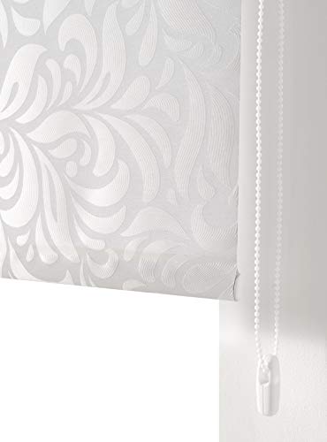 Estoralis MYRCELLA Rollo Jacquard, Blanco, 110 x 175 cm von Estoralis