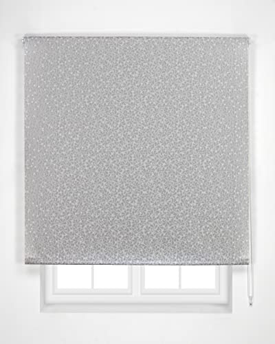 Estoralis SANDOR Rollo Jacquard, Grau, 130 x 250 cm von Estoralis