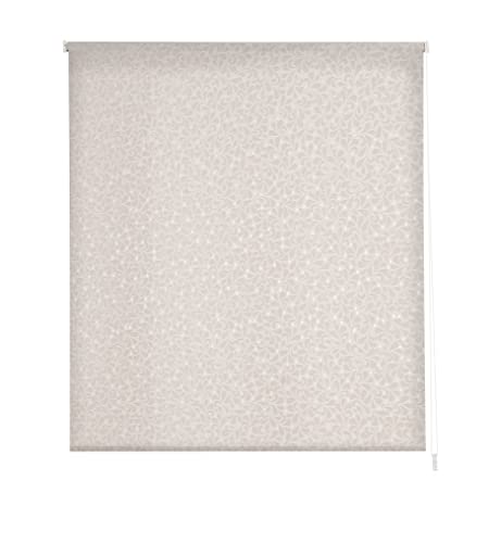 Estoralis | Sandor | Modernes Design-Rollo | Lichtdurchlässig Stoff | Farbe - Beige | 120 x 255 cm. (Breite/Höhe) Stoffgröße 117 x 250 cm. | Rollos für Fenster und Türen von Estoralis