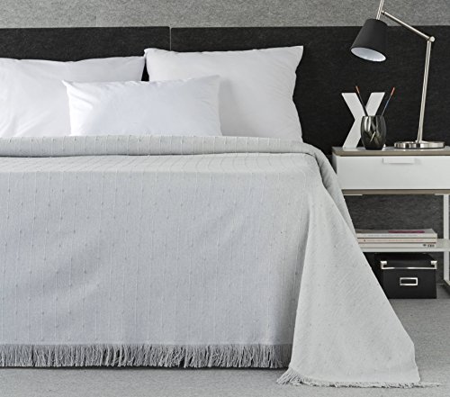 plaidtor kazajistan Multi Plaid, 180 x 270 x 3 cm 180x270x3 cm grau von Estoralis
