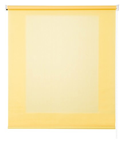 Estores Basic - Rollbar transparent, Gelb, 90 x 250 cm von Estores Basic