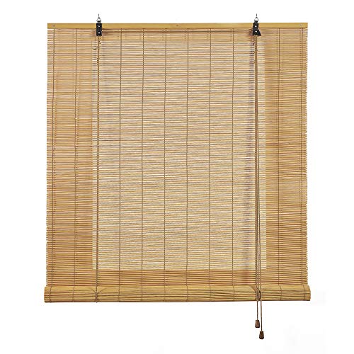 Estores Basic, Bambu Jalousien, Honig, 120 x 175 cm, Rollos für den Innenbereich. von Estores Basic